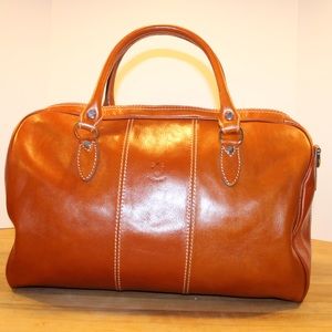 Italian Leather Travel Bag - Florence, Italy